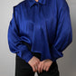 Cacharel electric blue blouse