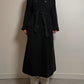 Max Mara wool and cashmere black coat