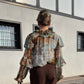 Pure viscose romantic blouse