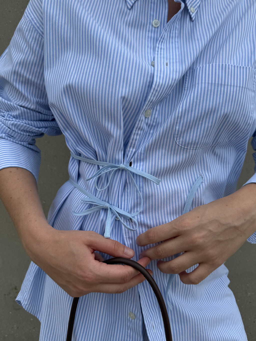Isotta striped sky cotton