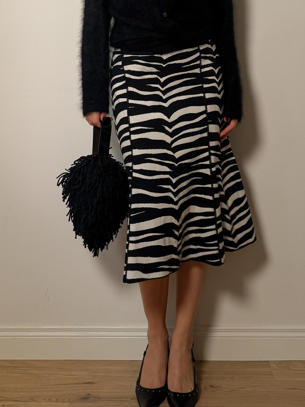 Valentino animalier skirt