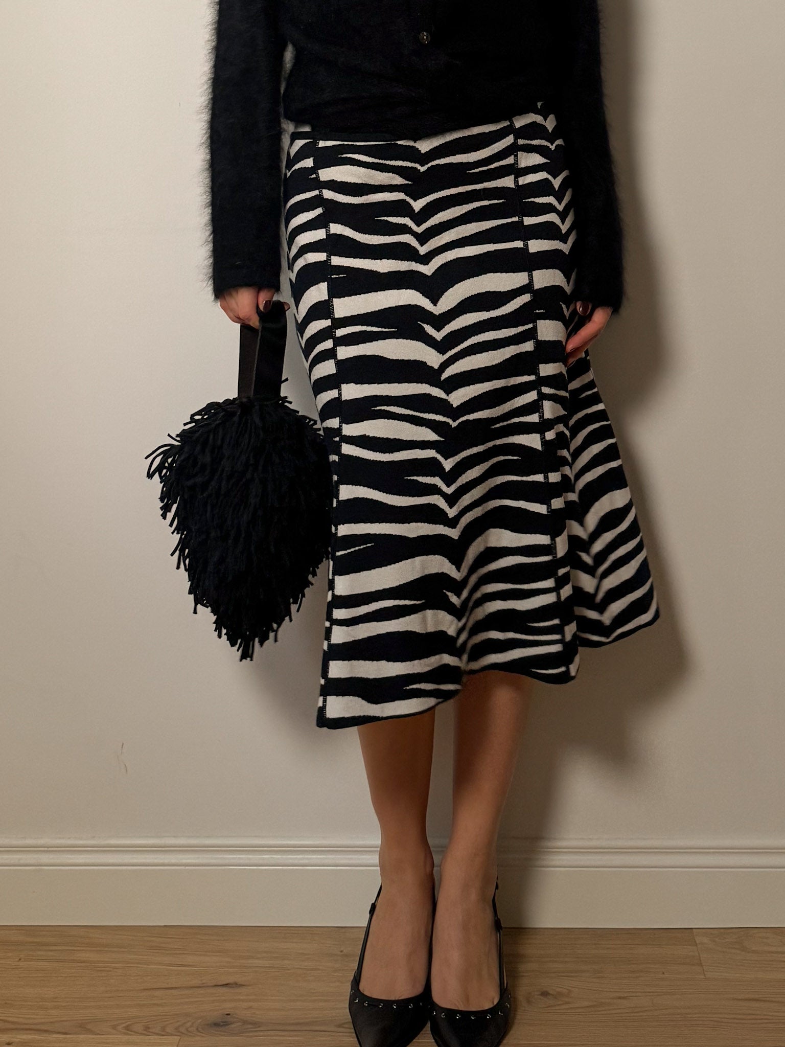 Valentino animalier skirt