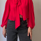 Viscose strawberry blouse