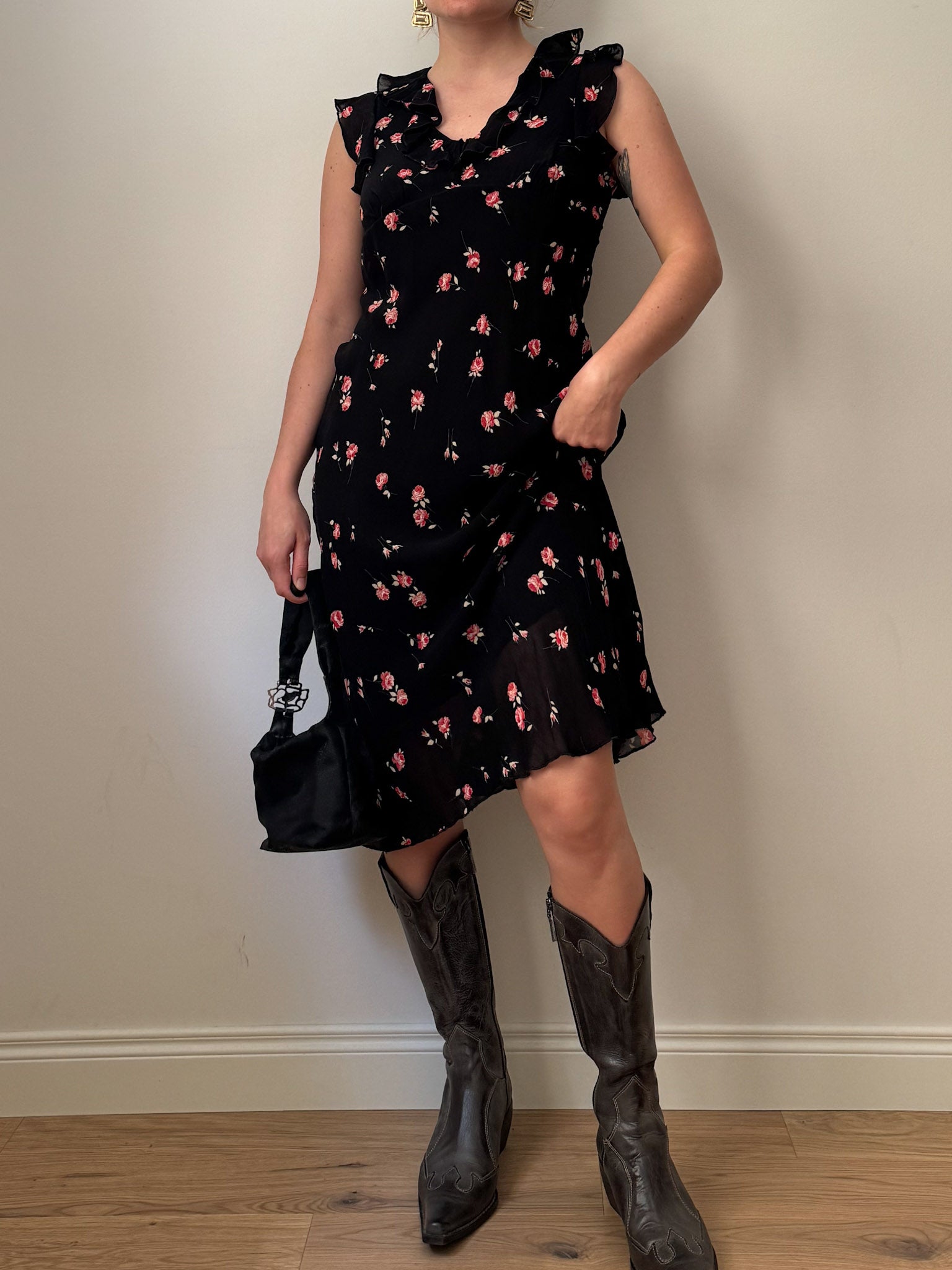 Viscose floral dress
