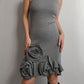 Red Valentino grey dress