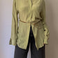 Pure silk green shirt