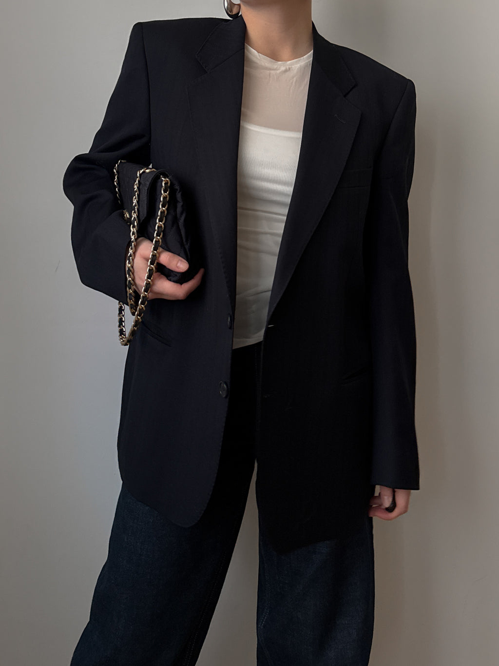 Lebole pure wool blue blazer