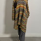 Wool and mohair striped maxi dress