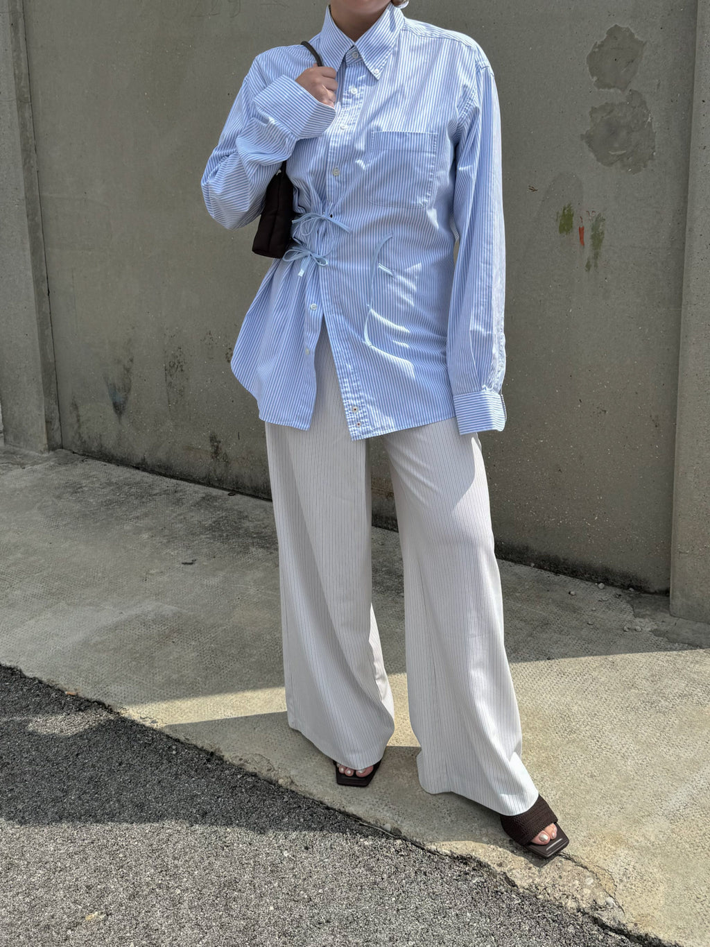 Isotta striped sky cotton