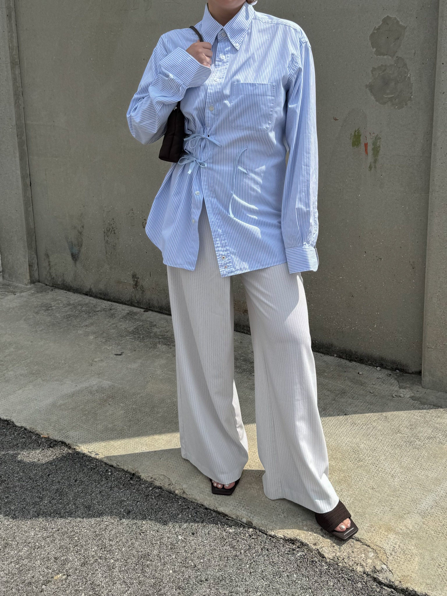 Isotta striped sky cotton