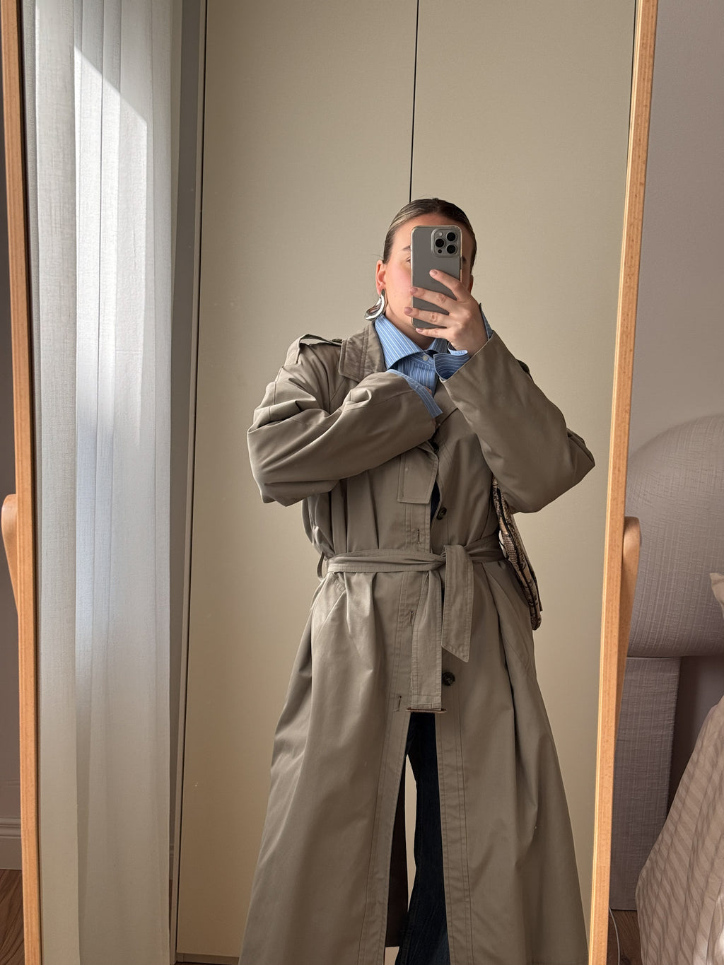 Classic long trench