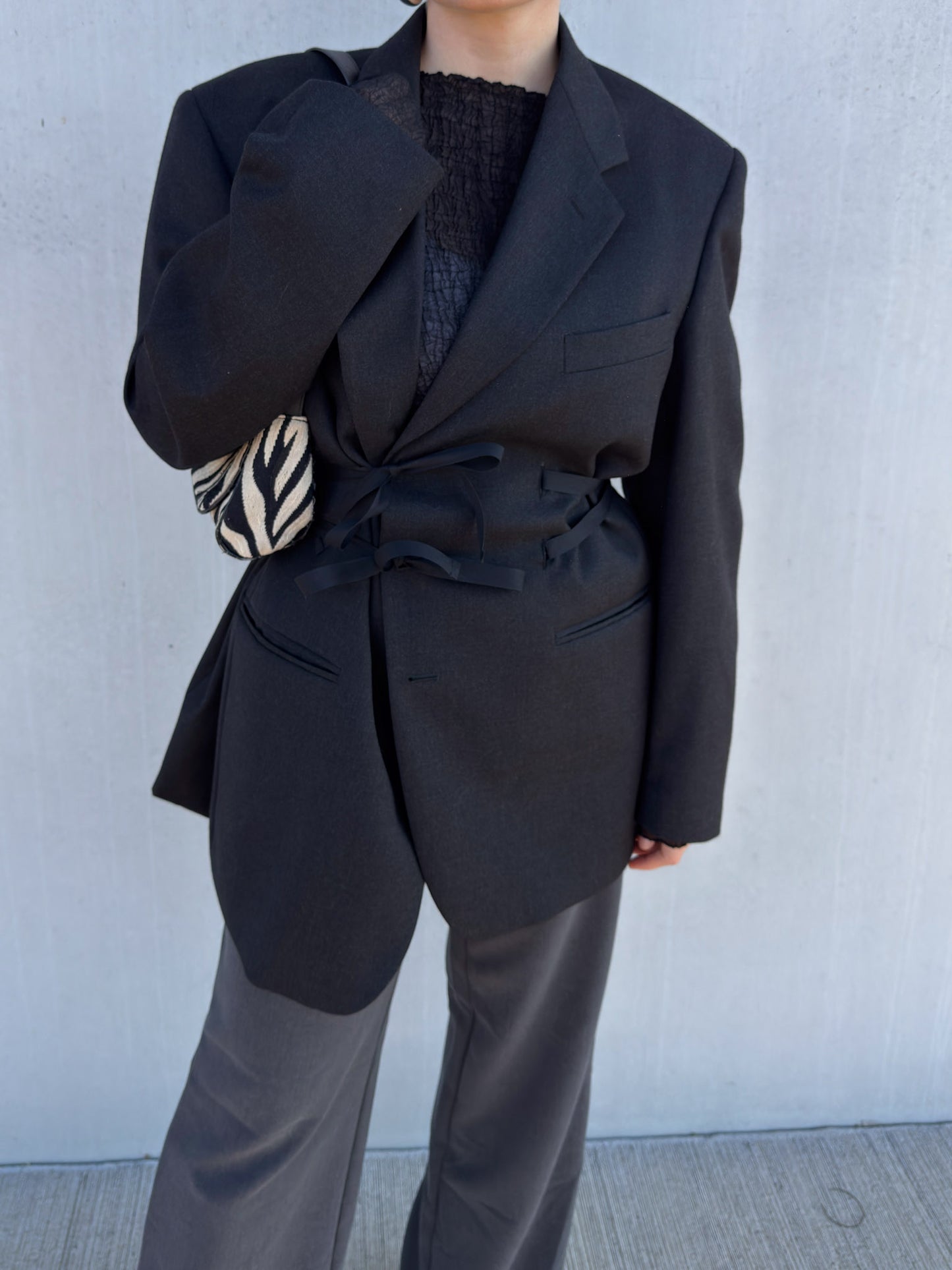 Brando anthracite wool (Lebole)