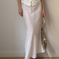 Armani Jeans pure linen white skirt