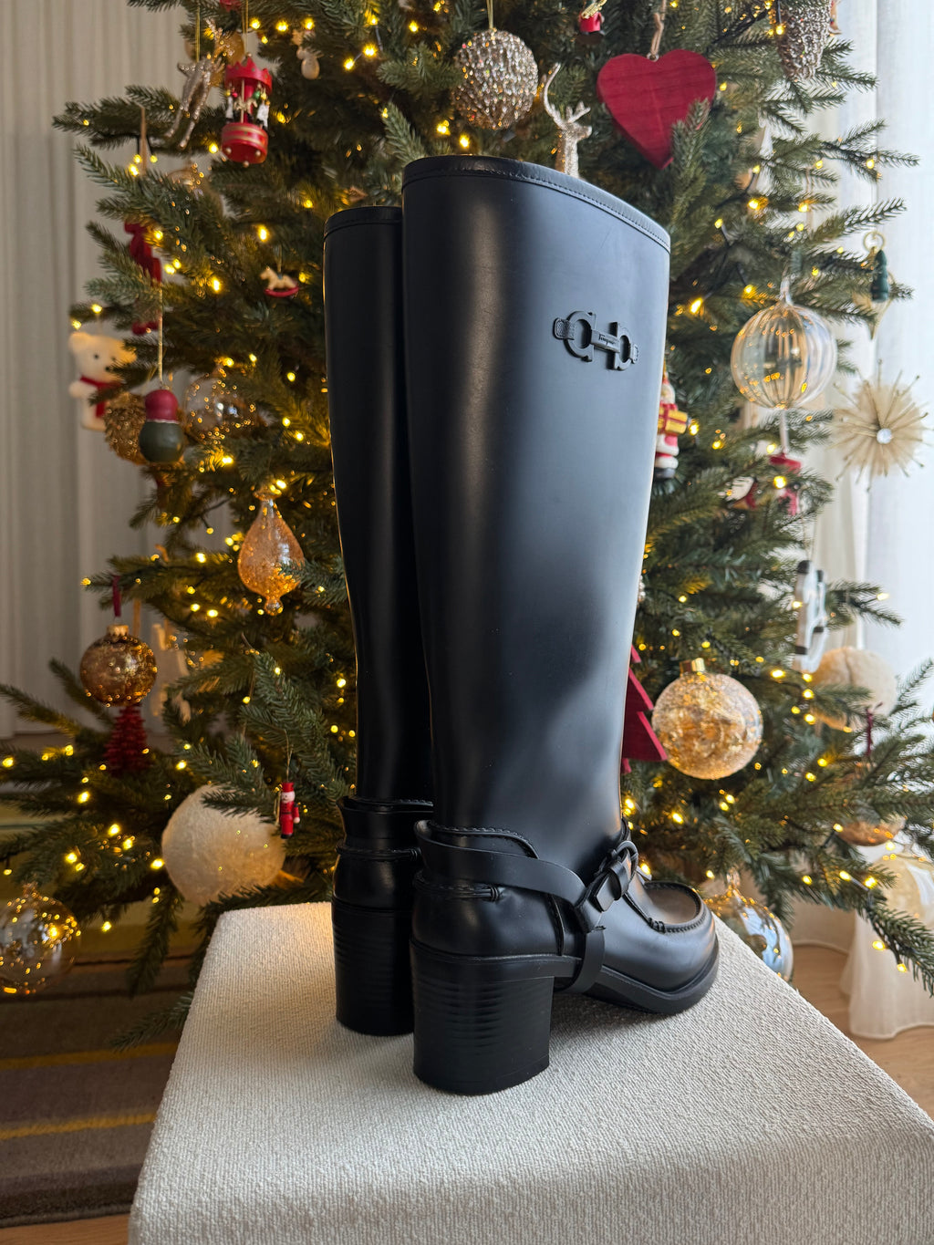 Ferragamo rain boots