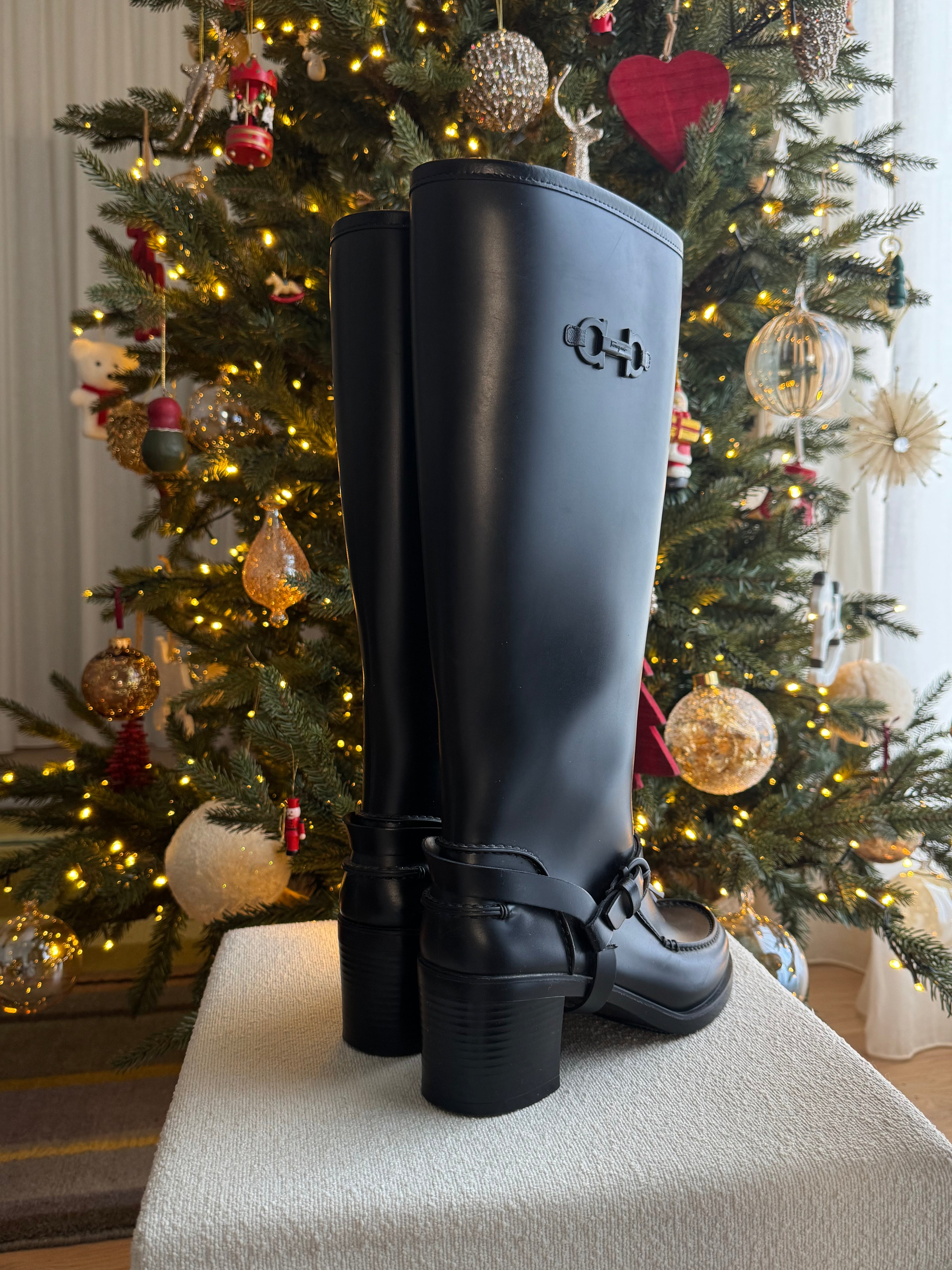Ferragamo rain boots