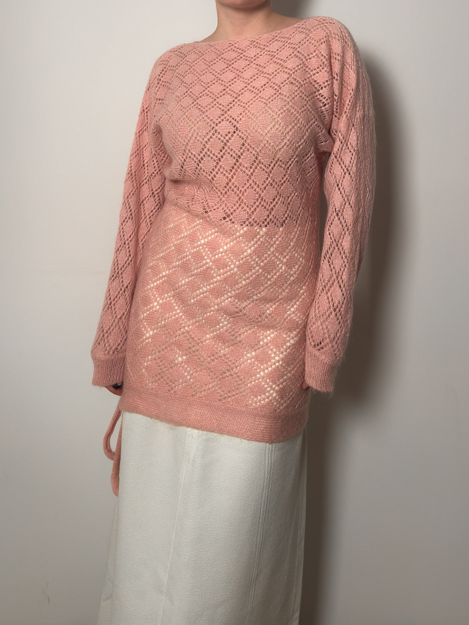 Pure wool pink dress/pull