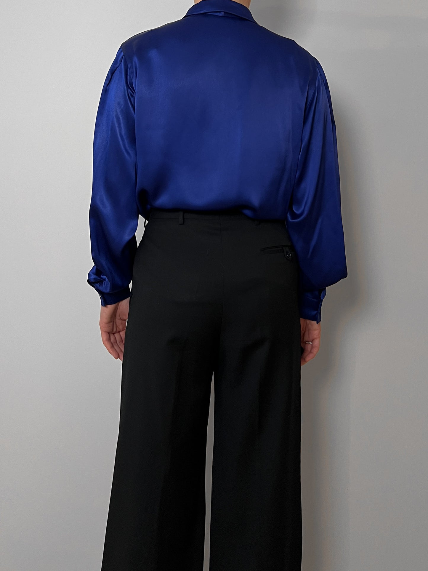 Cacharel electric blue blouse