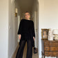 Velvet and sheer black set