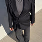 Brando check athracite wool (Marzotto)