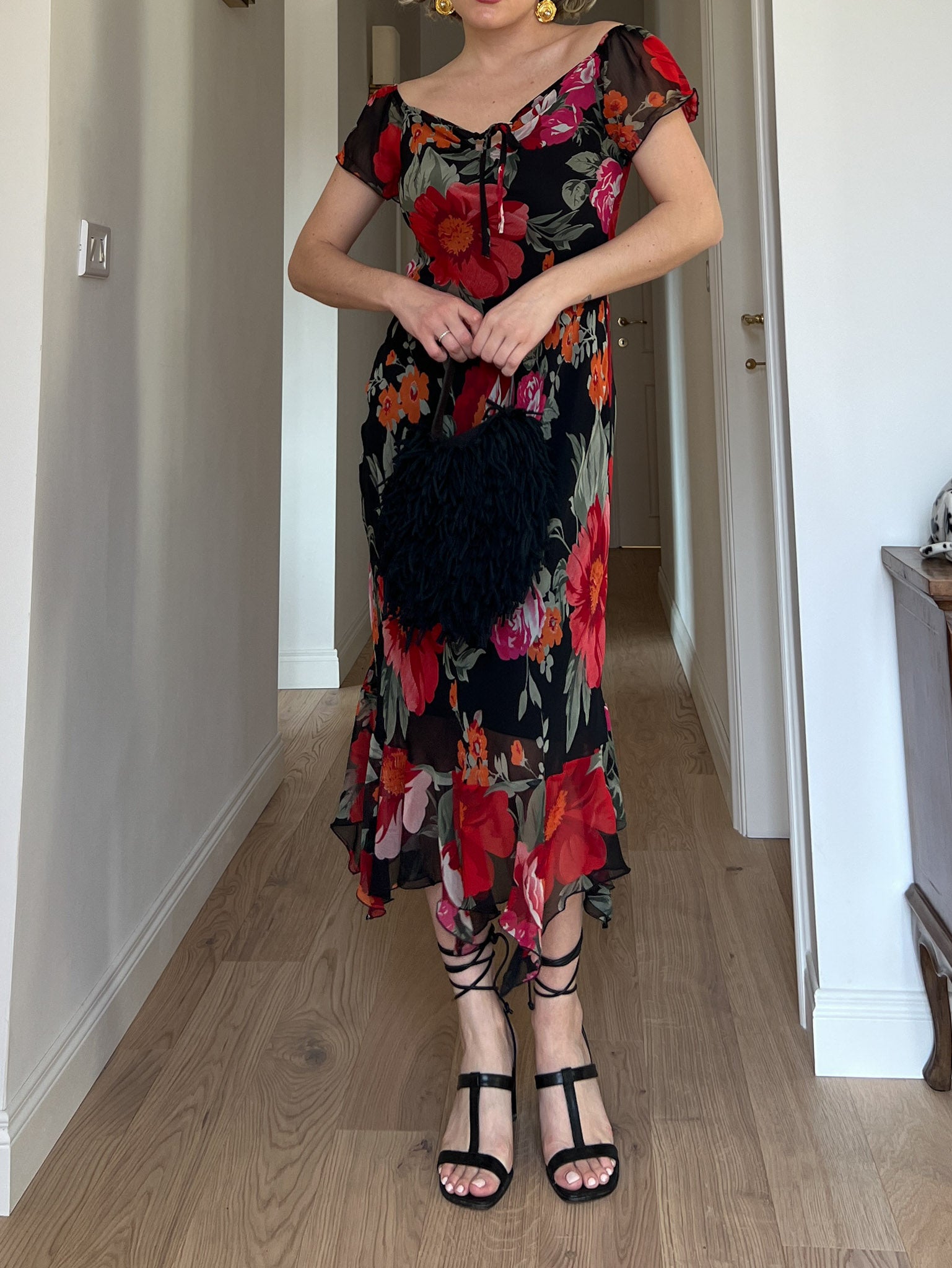 Viscose floral dress