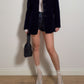 Velvet blue blazer