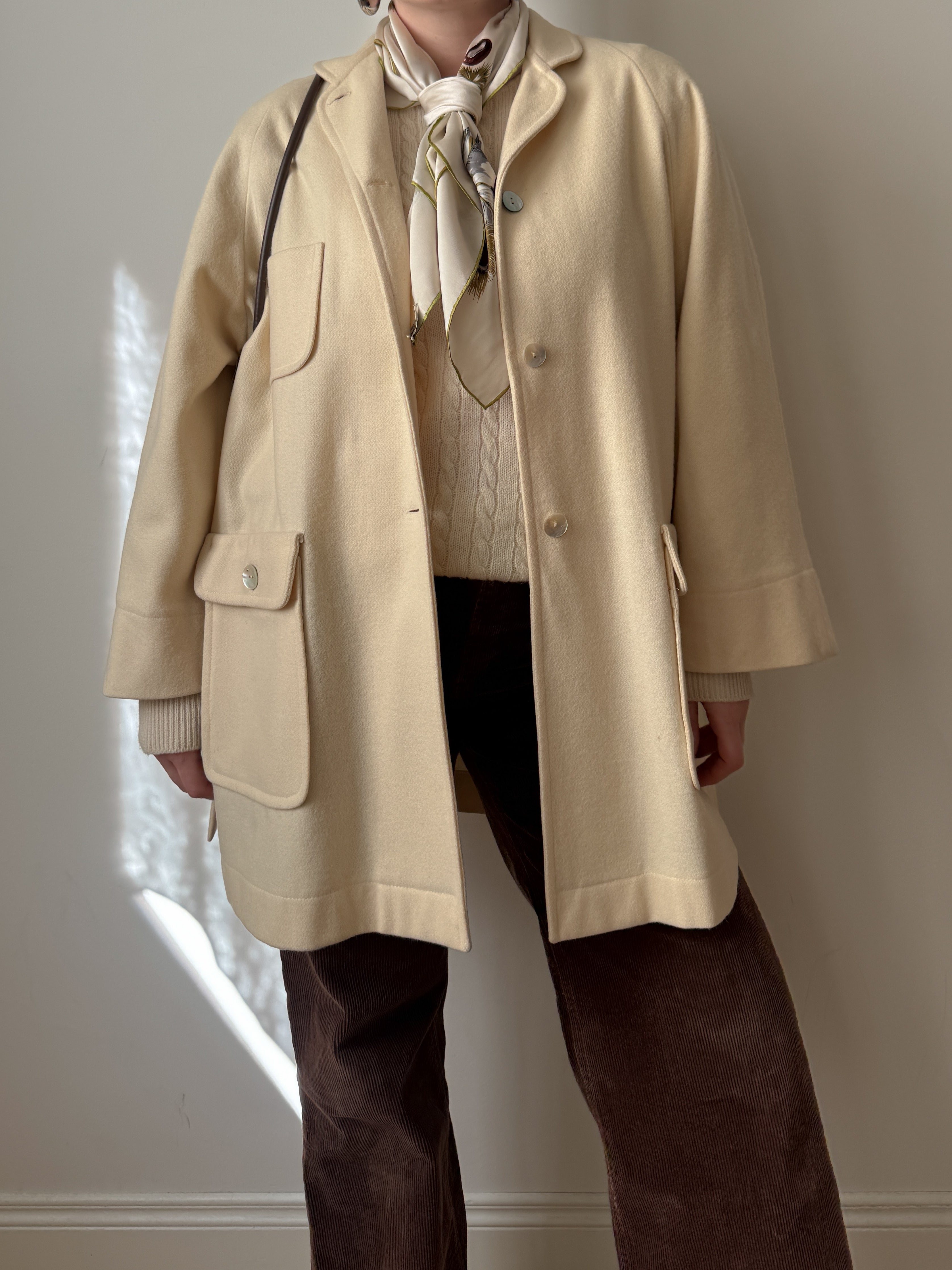 Pure wool ivory jacket