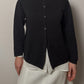 Pure merino wool anthracite cardigan