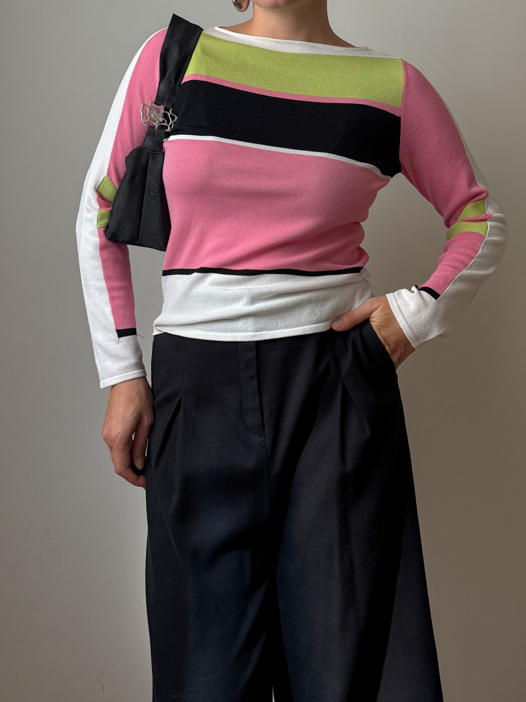 Viscose blend y2k top