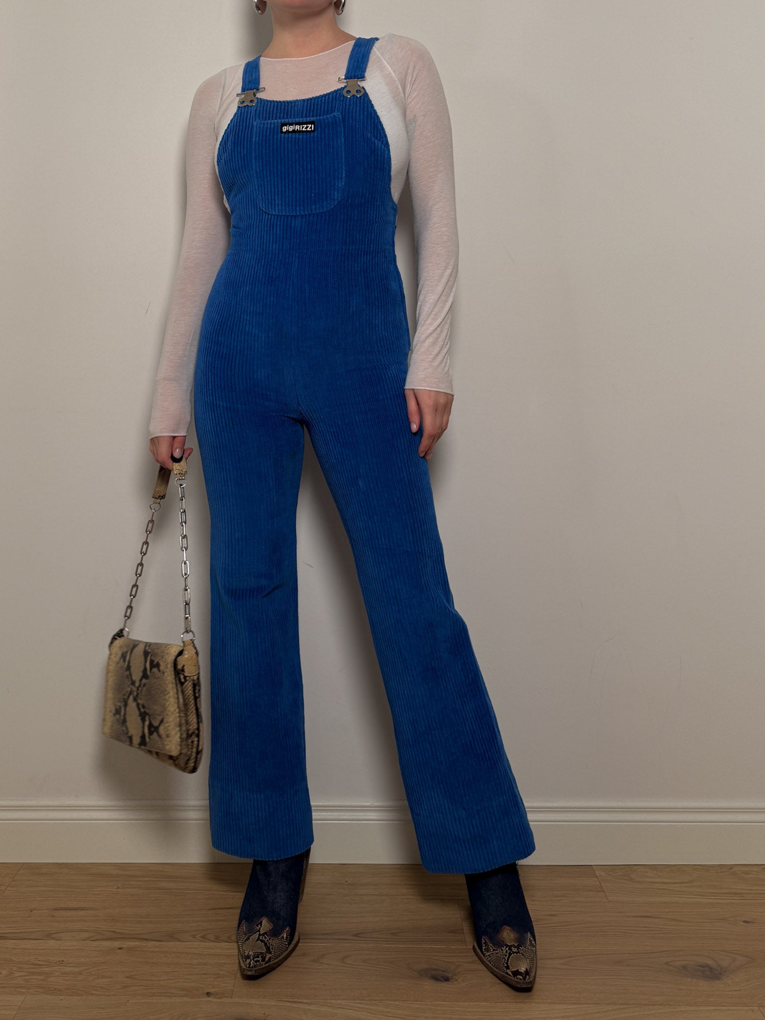 Gigi rizzi blue overalls