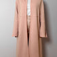 Pure wool pink long cardigan