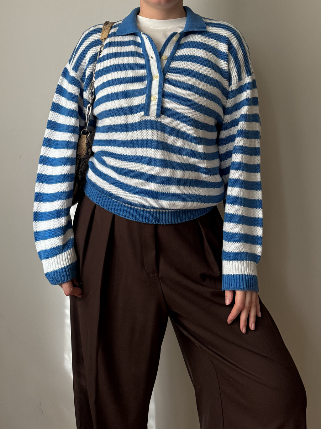 Pure cotton striped pull