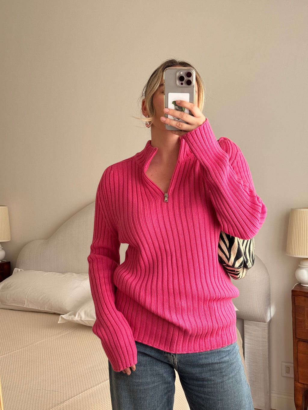 Henry Cotton cyclamen pull