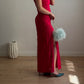 Embroidered strawberry dress