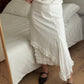 Luisa Spagnoli cotton rouches skirt