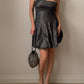 Voluminous grey balloon dress