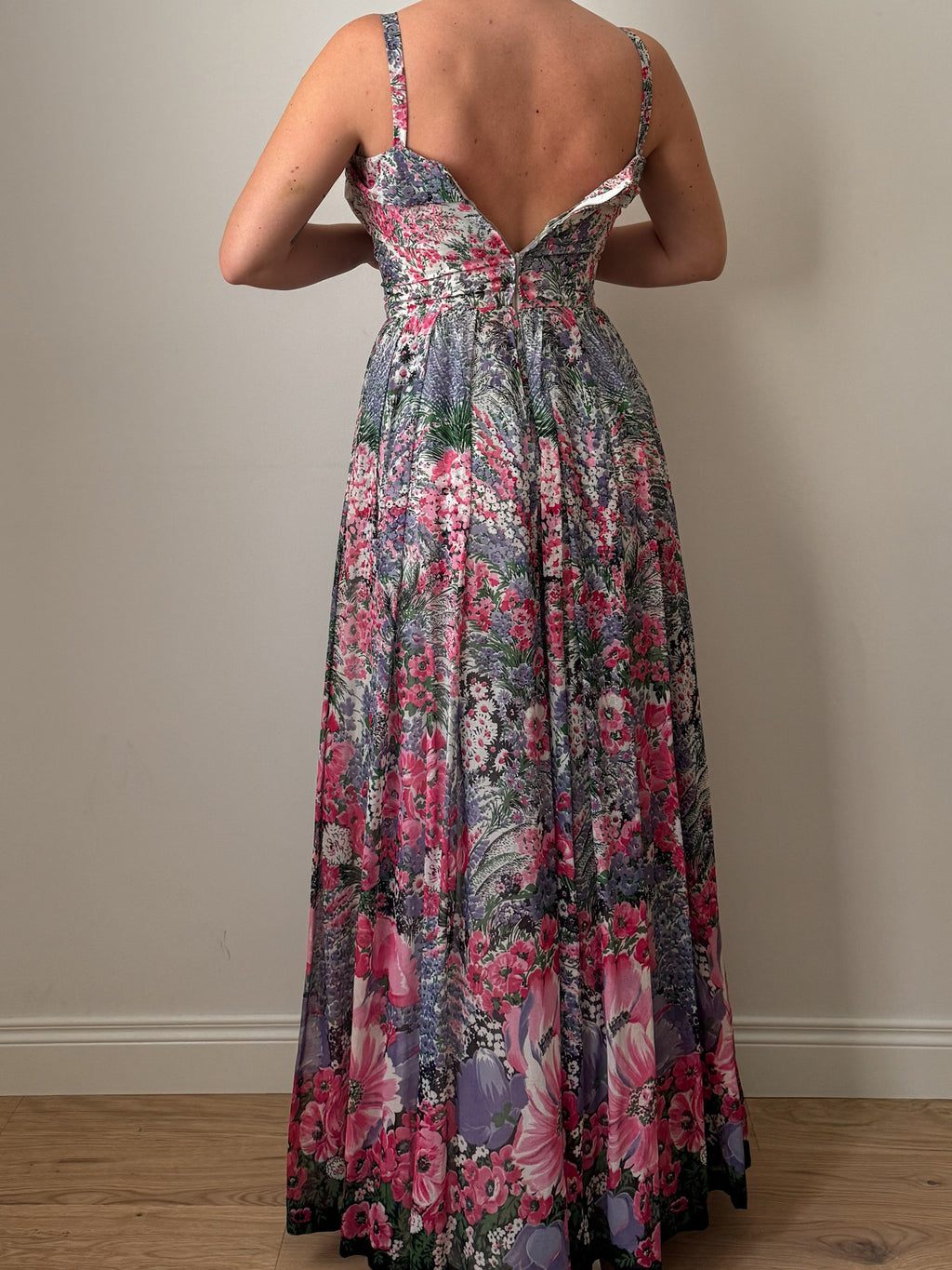 Embroidered floral romantic dress