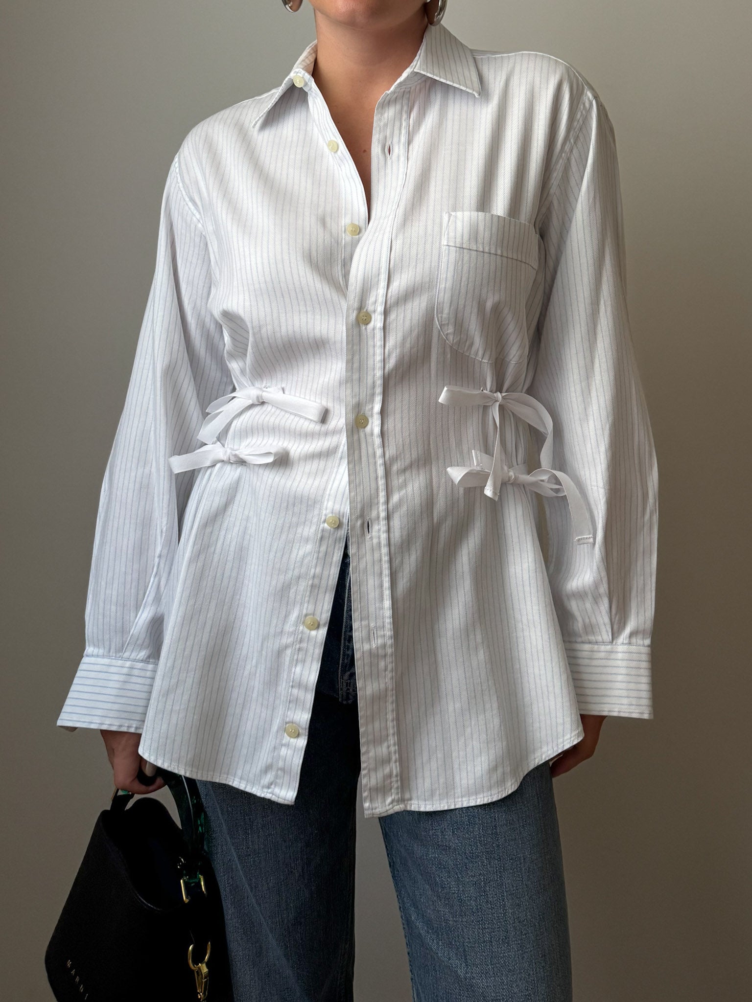 Isotta cotton striped shirt
