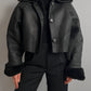 Renewed black original Shearling