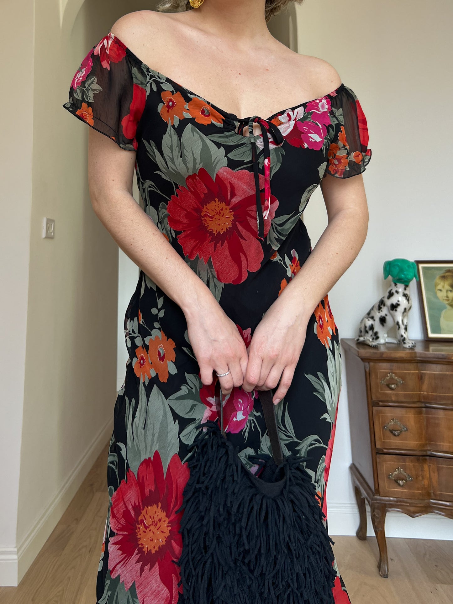 Viscose floral dress