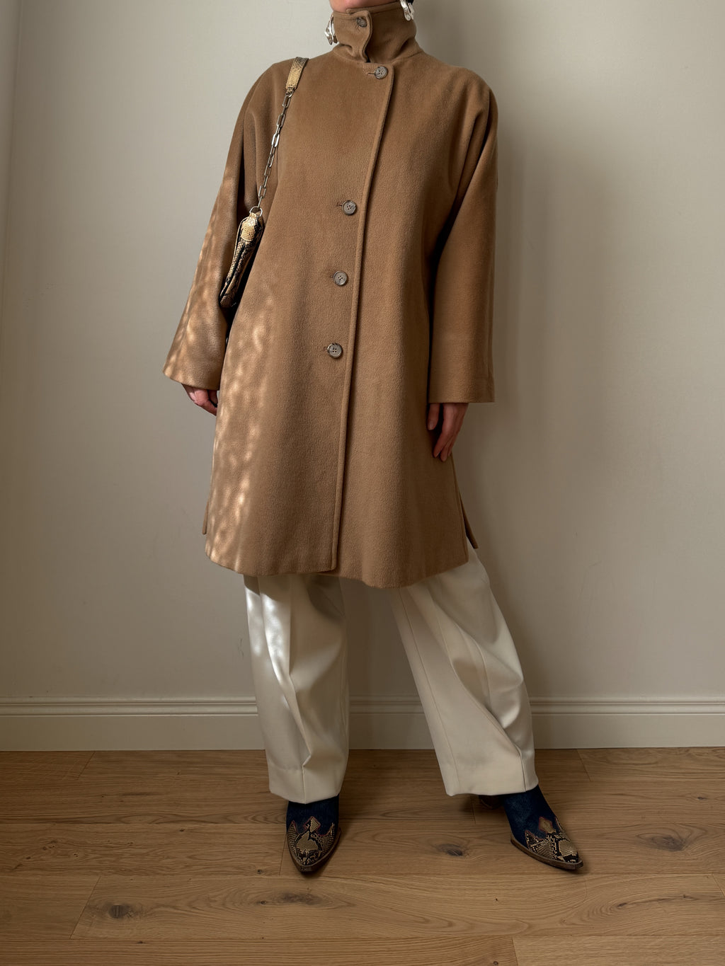 Max Mara pure wool camel caban