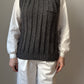 Pure wool grey vest