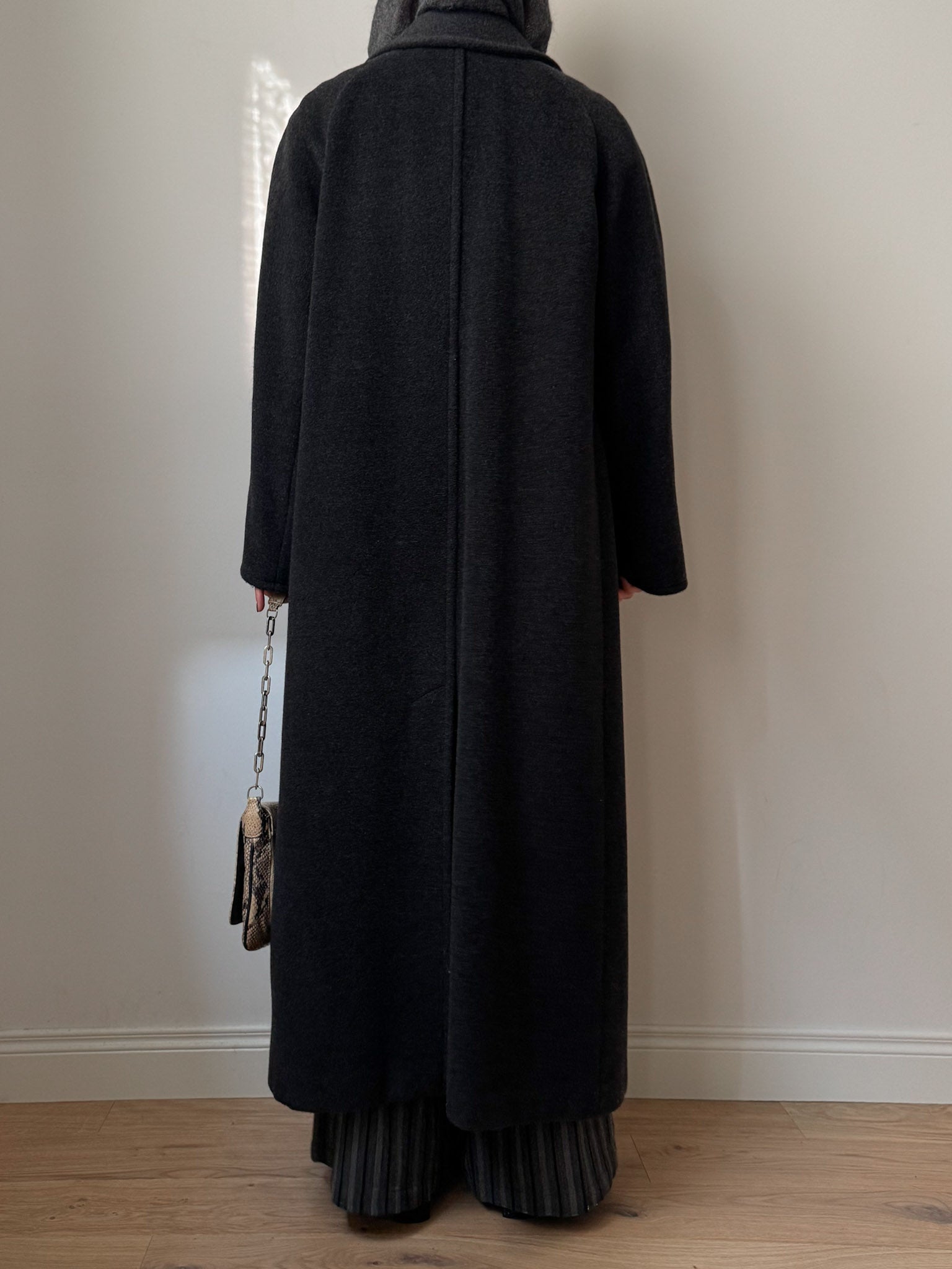 Marella pure wool anthracite coat