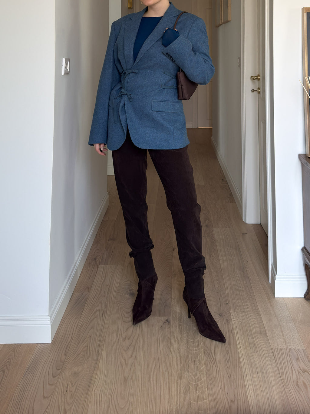 Brando light blue wool