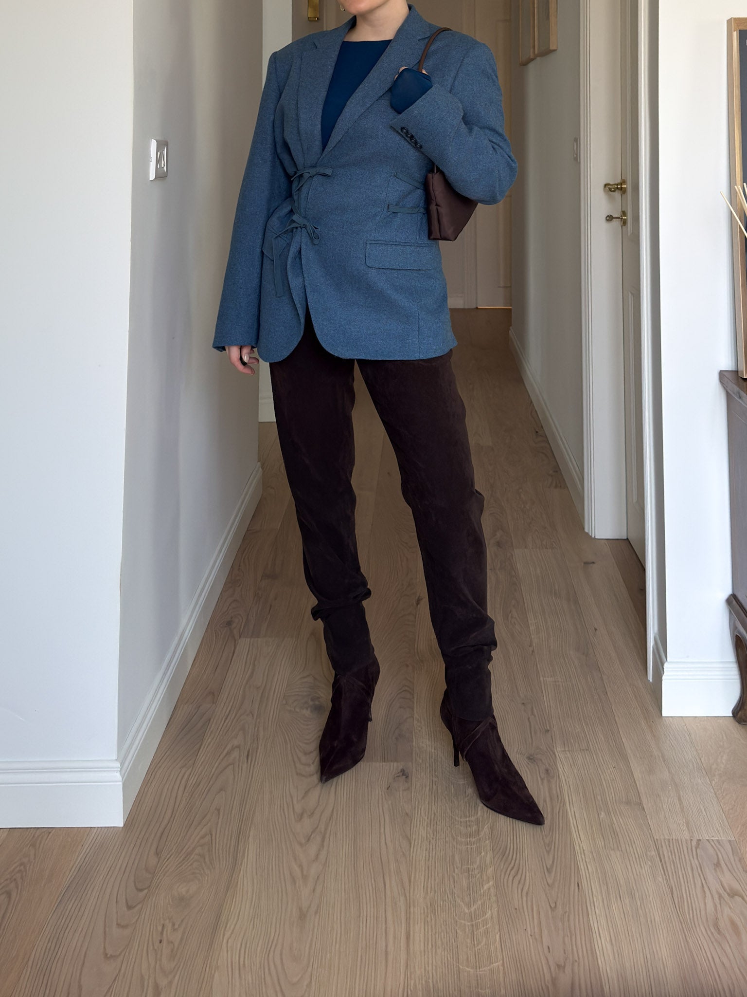 Brando light blue wool