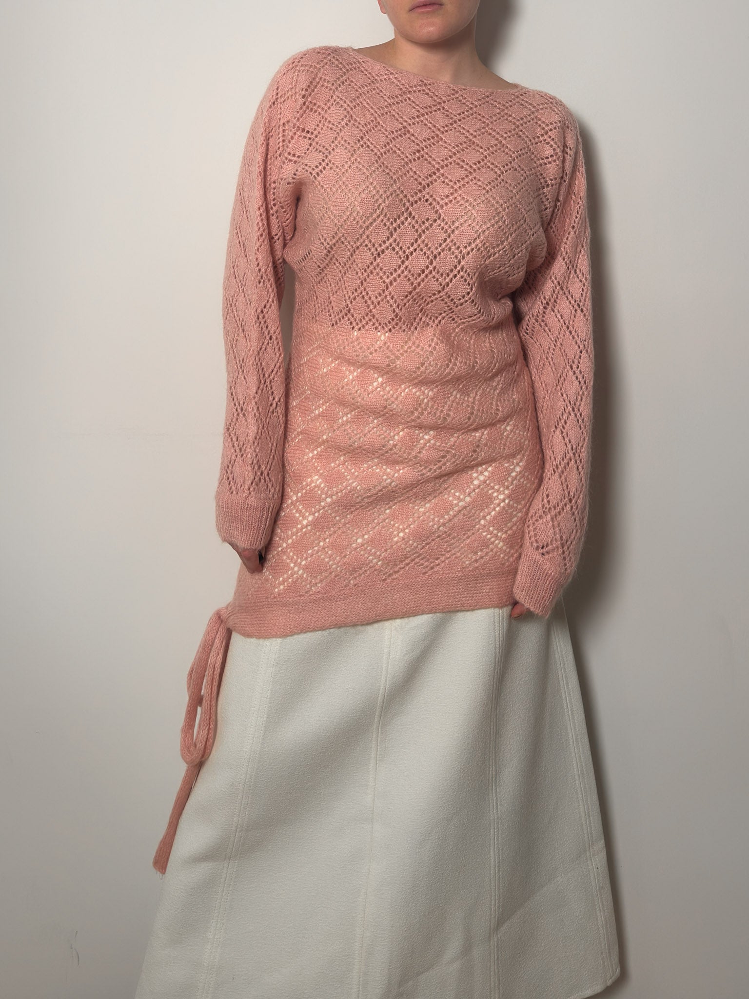 Pure wool pink dress/pull