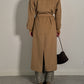 Pure camel wool camel  coat