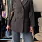 Pure wool grey blazer