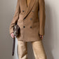 Pure virgin wool camel blazer