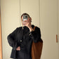 Pure linen black jacket