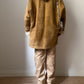 Real shearling caramel coat